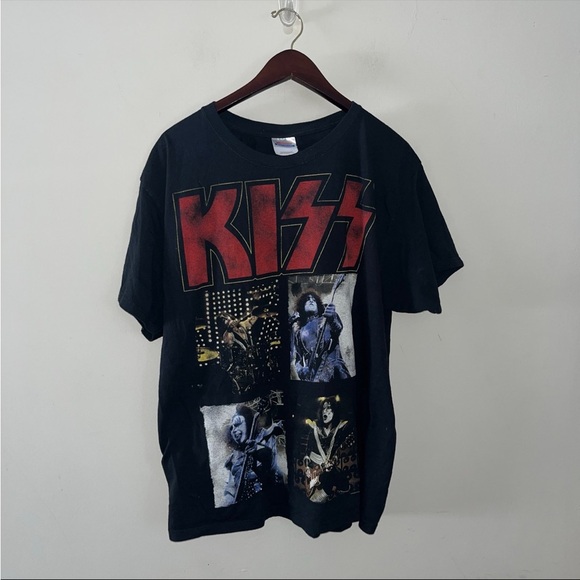 Vintage 2010 Hanes Heavy Weight KISS concert Graphic T-Shirt - Picture 1 of 8